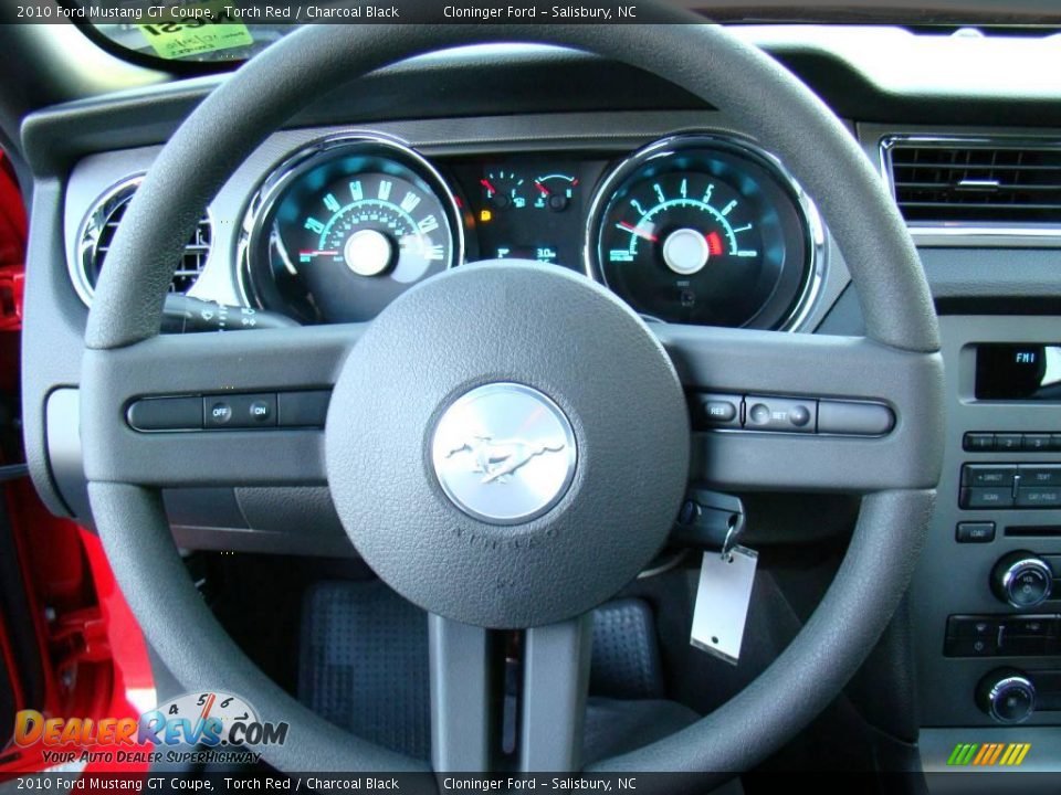 2010 Ford Mustang GT Coupe Torch Red / Charcoal Black Photo #16