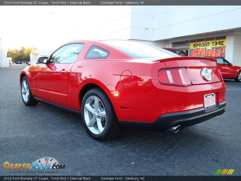 2010 Ford Mustang GT Coupe Torch Red / Charcoal Black Photo #21