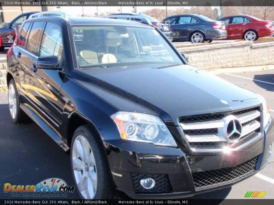 2010 Mercedes-Benz GLK 350 4Matic Black / Almond/Black Photo #3