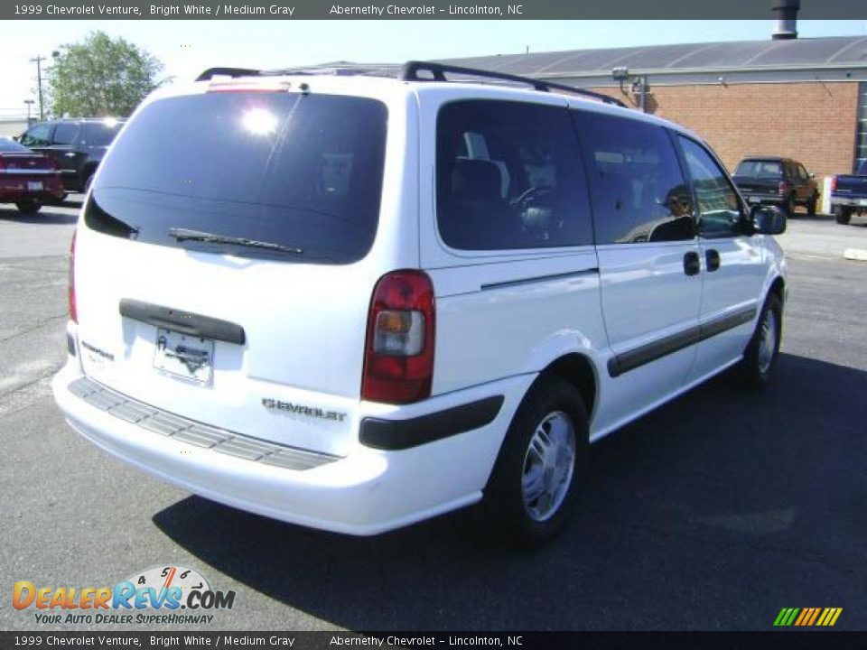 1999 Chevrolet Venture Bright White / Medium Gray Photo #2