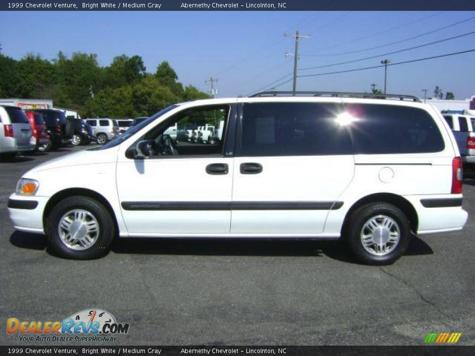 1999 Chevrolet Venture Bright White / Medium Gray Photo #3