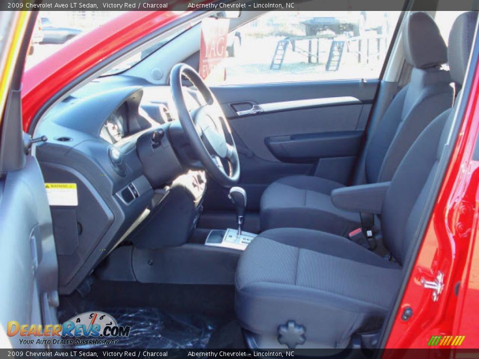 2009 Chevrolet Aveo LT Sedan Victory Red / Charcoal Photo #4