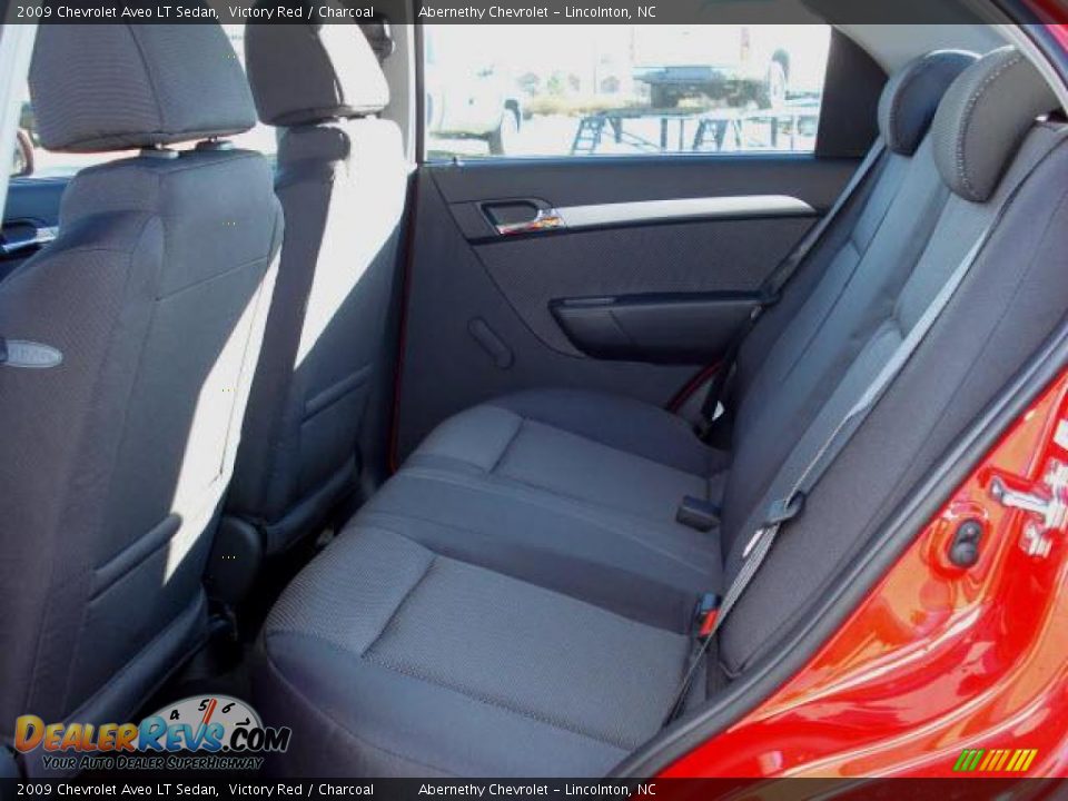 2009 Chevrolet Aveo LT Sedan Victory Red / Charcoal Photo #5