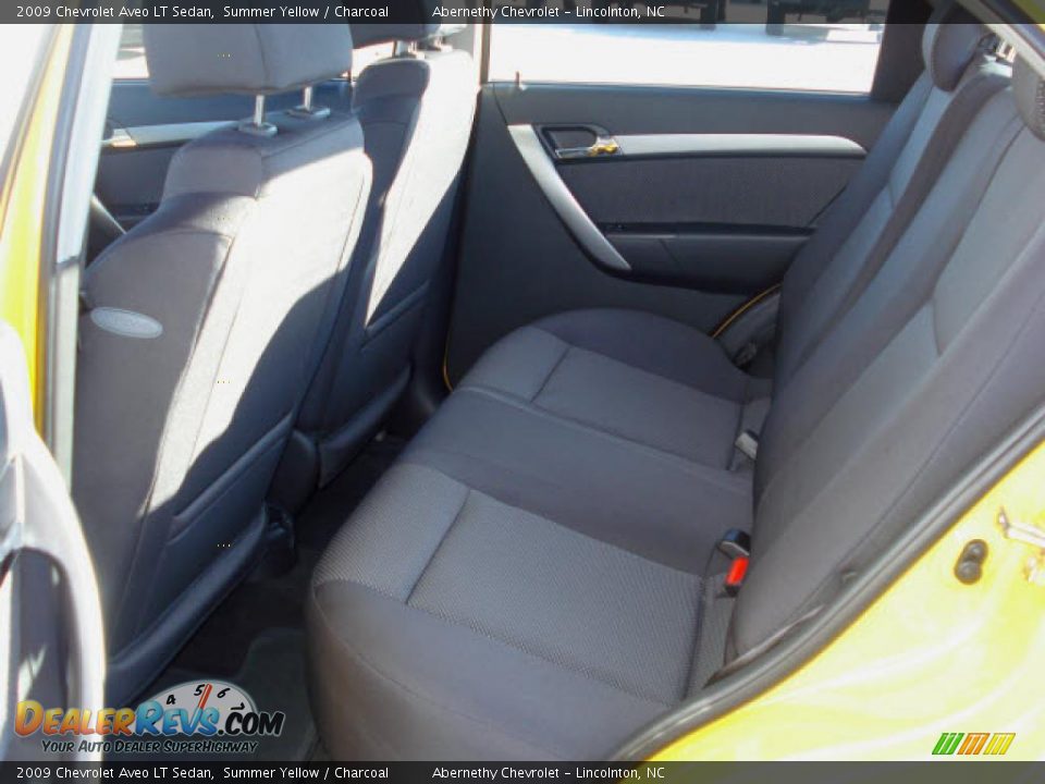 2009 Chevrolet Aveo LT Sedan Summer Yellow / Charcoal Photo #5