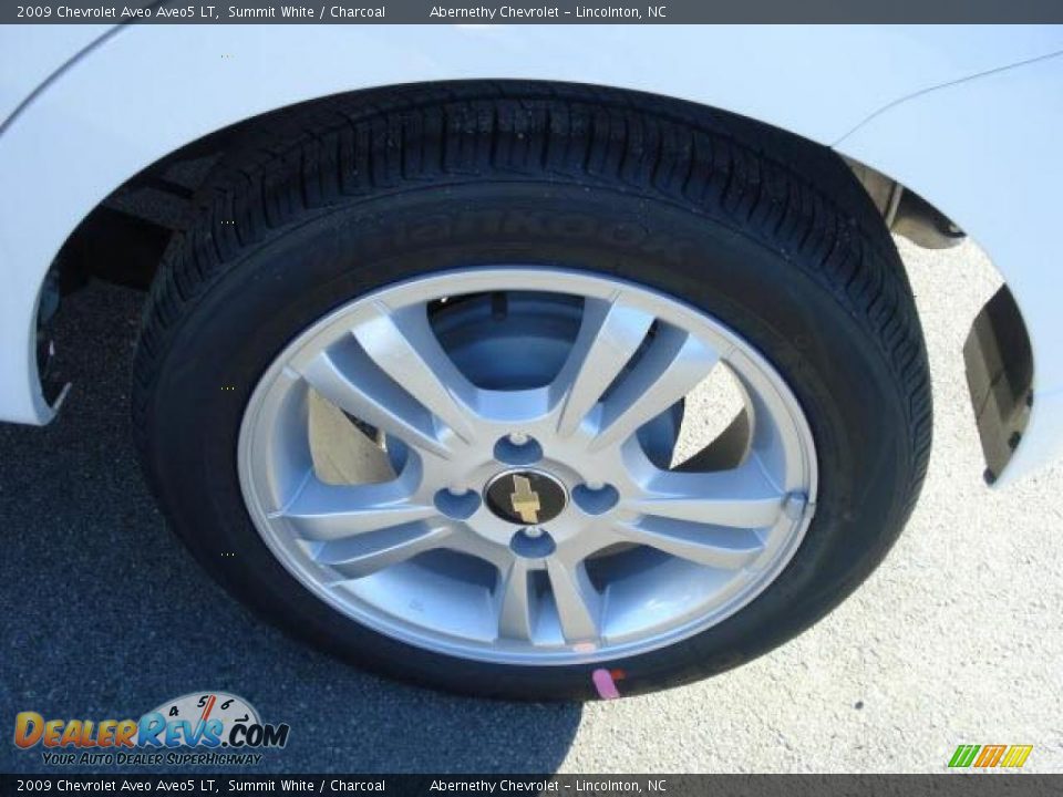 2009 Chevrolet Aveo Aveo5 LT Summit White / Charcoal Photo #9