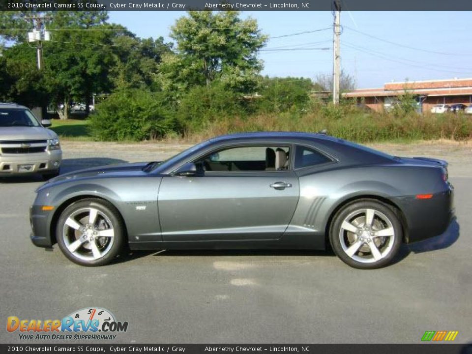 2010 Chevrolet Camaro SS Coupe Cyber Gray Metallic / Gray Photo #3