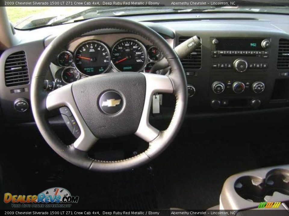 2009 Chevrolet Silverado 1500 LT Z71 Crew Cab 4x4 Deep Ruby Red Metallic / Ebony Photo #6