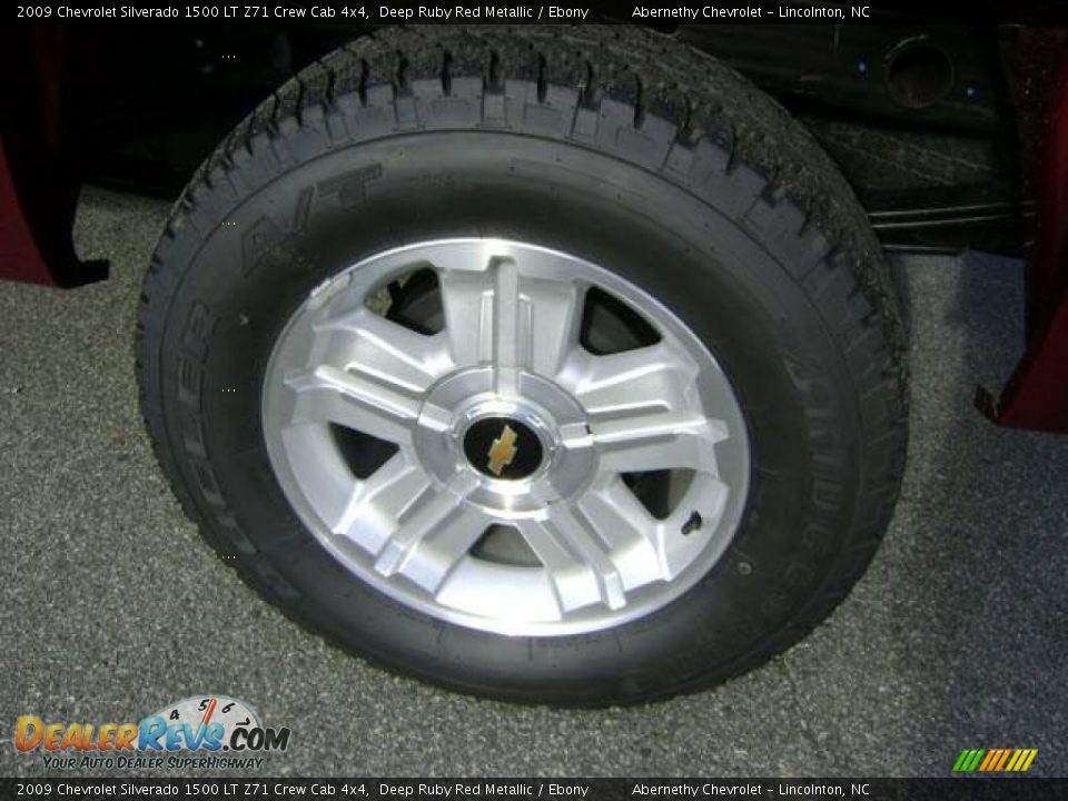 2009 Chevrolet Silverado 1500 LT Z71 Crew Cab 4x4 Deep Ruby Red Metallic / Ebony Photo #9