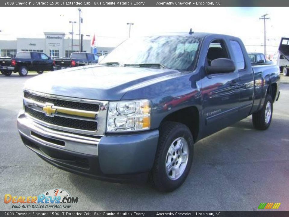 2009 Chevrolet Silverado 1500 LT Extended Cab Blue Granite Metallic / Ebony Photo #1