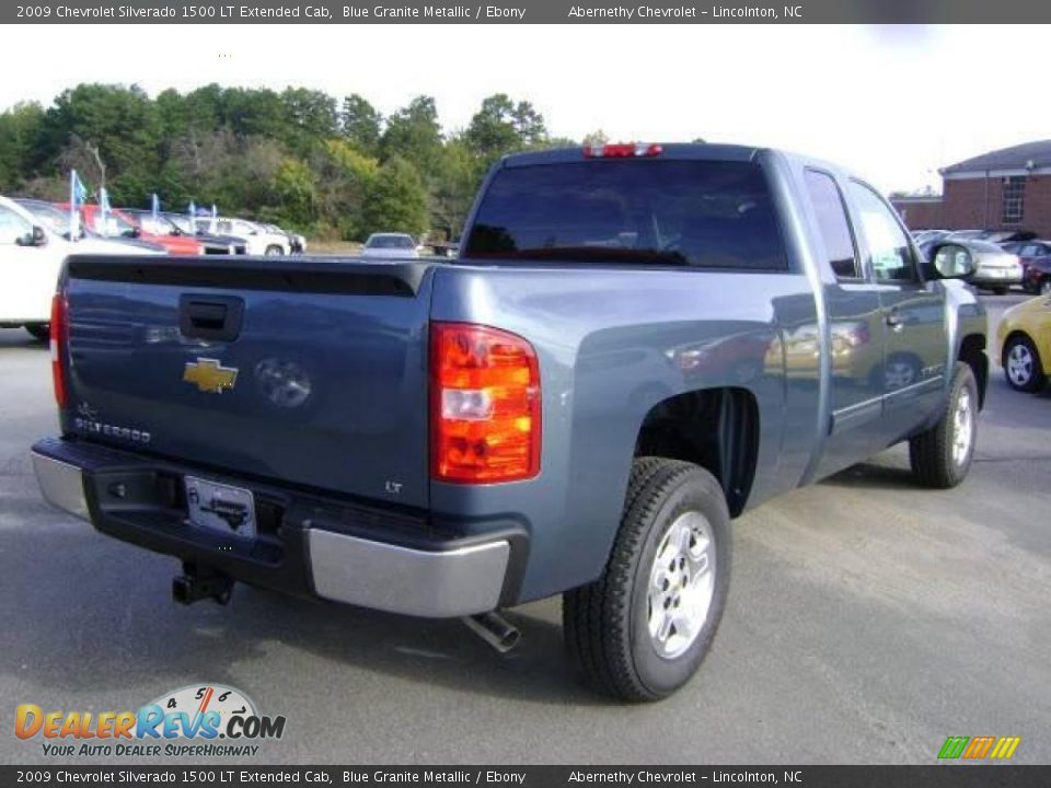 2009 Chevrolet Silverado 1500 LT Extended Cab Blue Granite Metallic / Ebony Photo #2