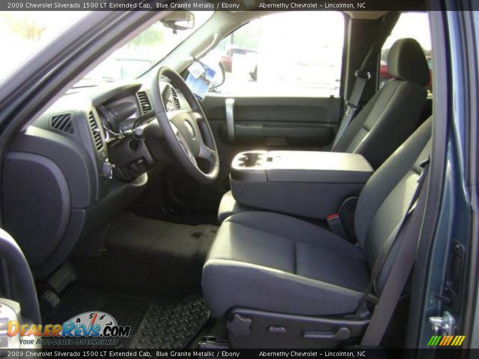 2009 Chevrolet Silverado 1500 LT Extended Cab Blue Granite Metallic / Ebony Photo #4