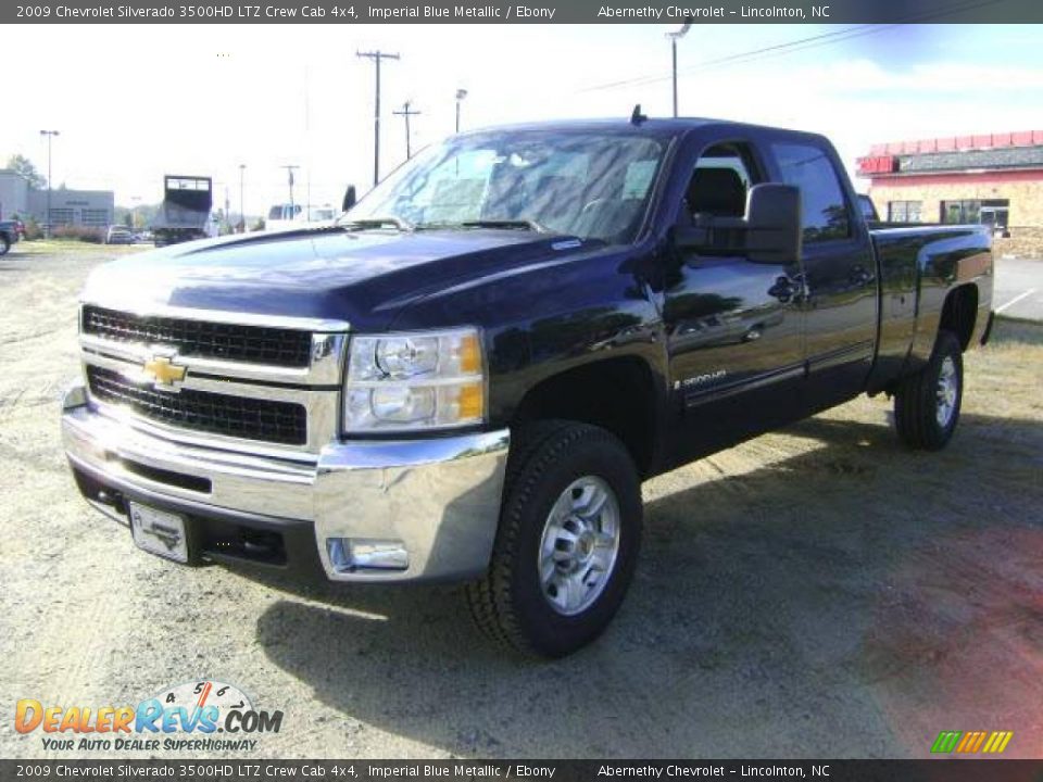 2009 Chevrolet Silverado 3500HD LTZ Crew Cab 4x4 Imperial Blue Metallic / Ebony Photo #1