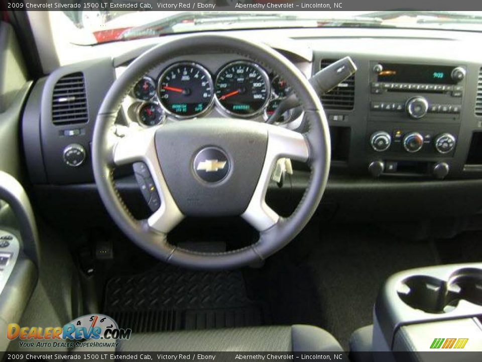 2009 Chevrolet Silverado 1500 LT Extended Cab Victory Red / Ebony Photo #6