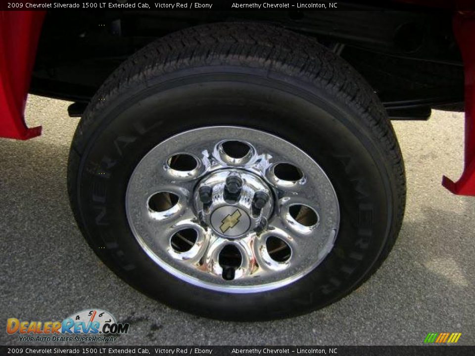 2009 Chevrolet Silverado 1500 LT Extended Cab Victory Red / Ebony Photo #9