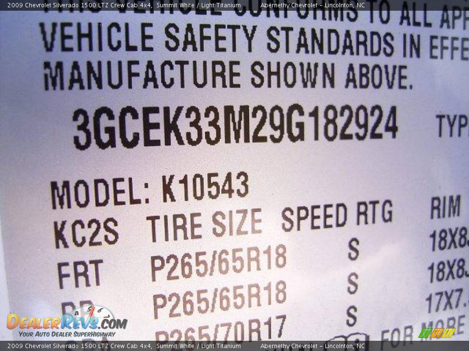 2009 Chevrolet Silverado 1500 LTZ Crew Cab 4x4 Summit White / Light Titanium Photo #11