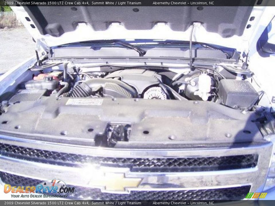 2009 Chevrolet Silverado 1500 LTZ Crew Cab 4x4 Summit White / Light Titanium Photo #19