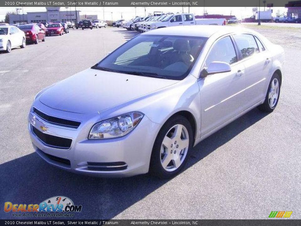 2010 Chevrolet Malibu LT Sedan Silver Ice Metallic / Titanium Photo #1