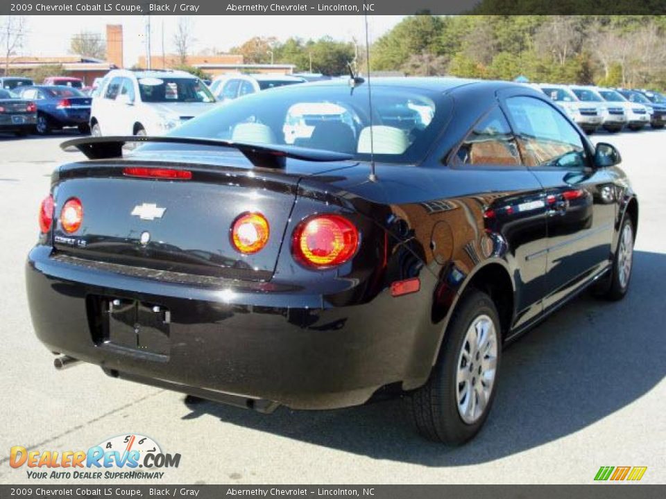 2009 Chevrolet Cobalt LS Coupe Black / Gray Photo #2