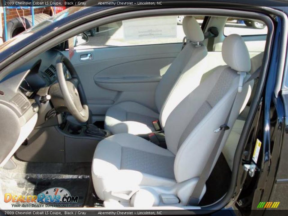 2009 Chevrolet Cobalt LS Coupe Black / Gray Photo #4