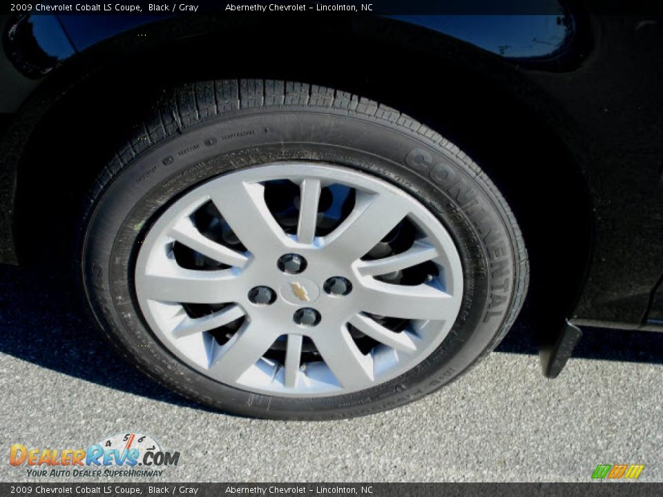 2009 Chevrolet Cobalt LS Coupe Black / Gray Photo #9