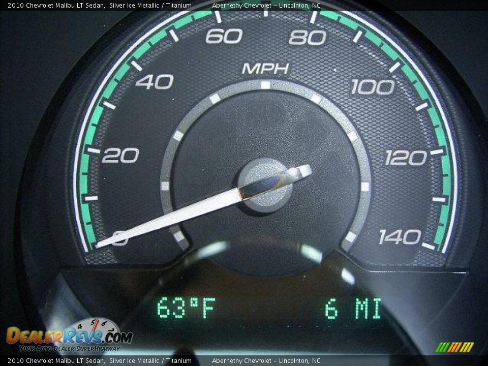2010 Chevrolet Malibu LT Sedan Silver Ice Metallic / Titanium Photo #24