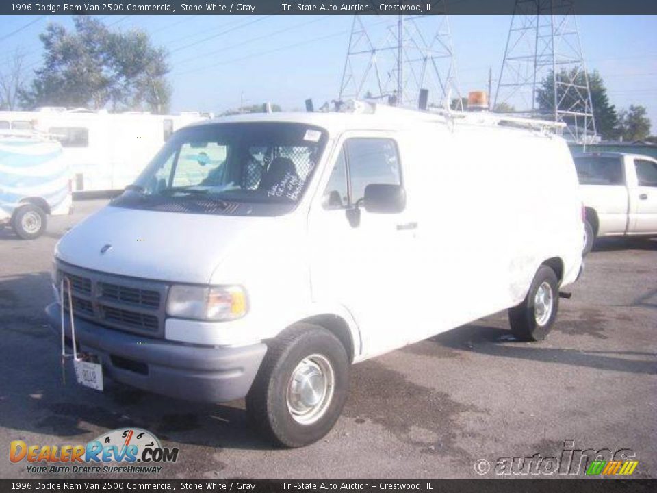 1996 Dodge Ram Van 2500 Commercial Stone White / Gray Photo #1