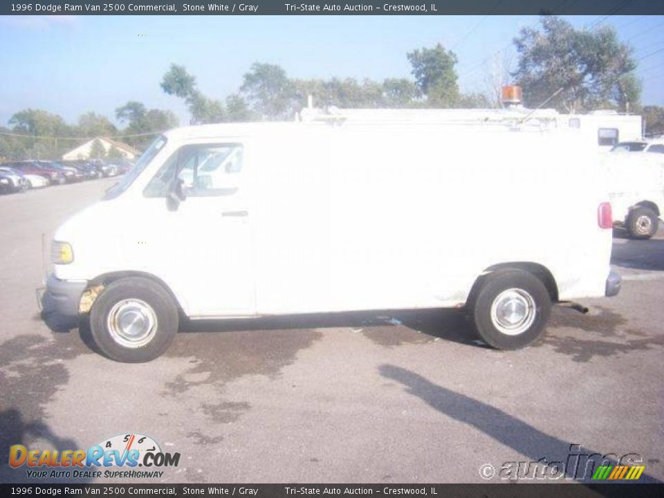 1996 Dodge Ram Van 2500 Commercial Stone White / Gray Photo #2