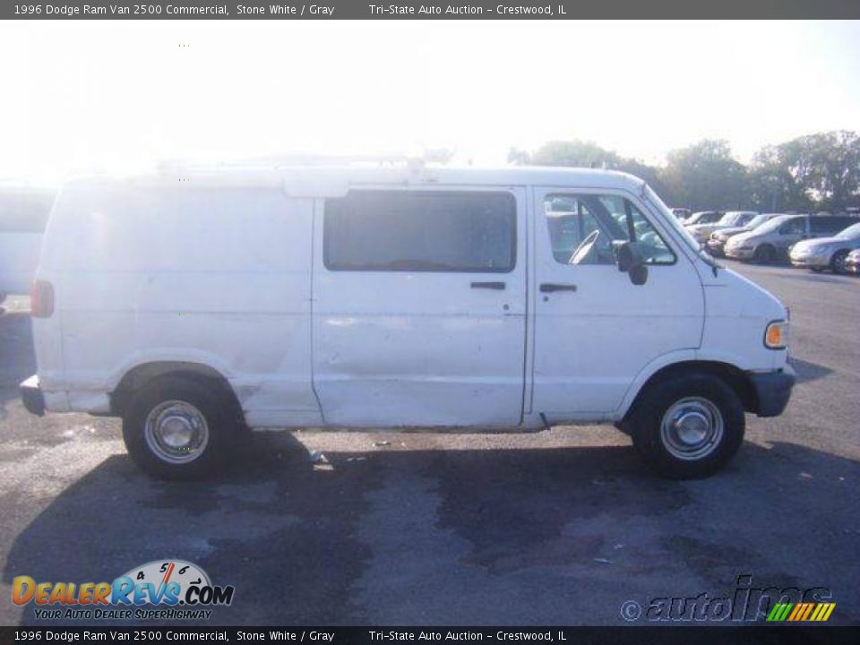 1996 Dodge Ram Van 2500 Commercial Stone White / Gray Photo #3