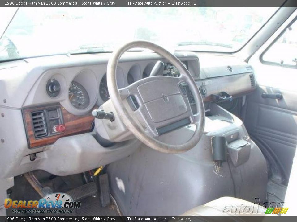 1996 Dodge Ram Van 2500 Commercial Stone White / Gray Photo #8