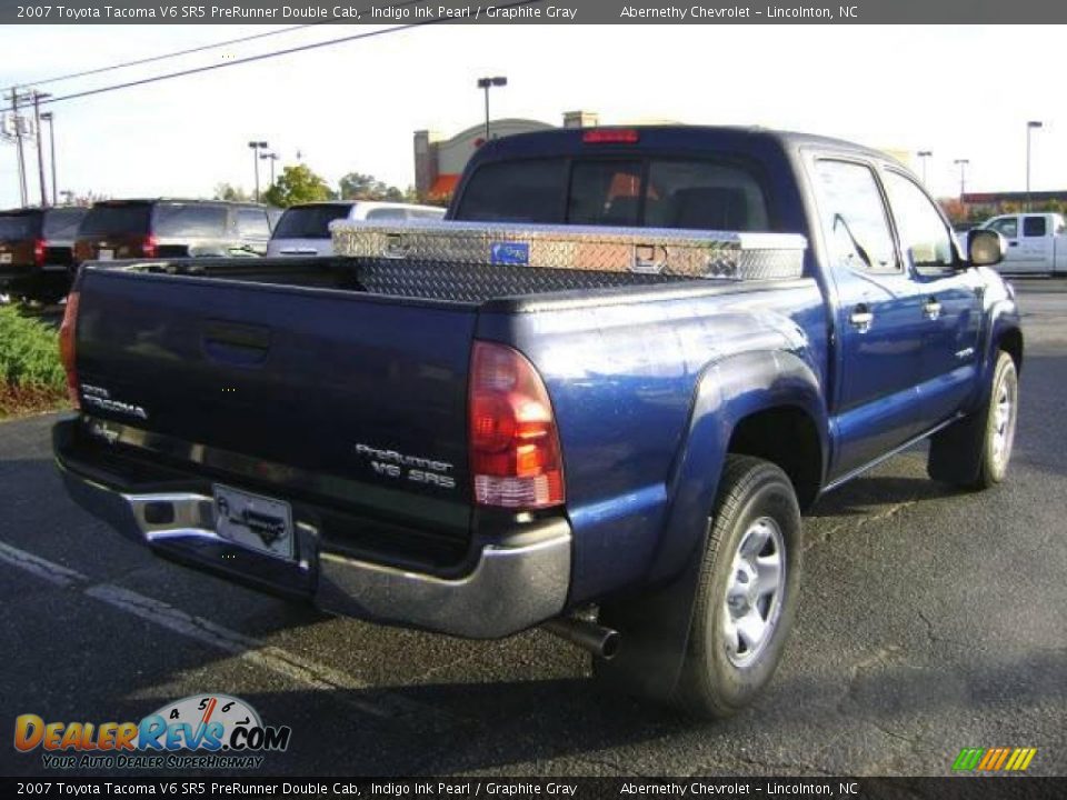 2007 Toyota Tacoma V6 SR5 PreRunner Double Cab Indigo Ink Pearl / Graphite Gray Photo #2