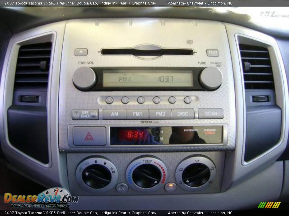 2007 Toyota Tacoma V6 SR5 PreRunner Double Cab Indigo Ink Pearl / Graphite Gray Photo #7