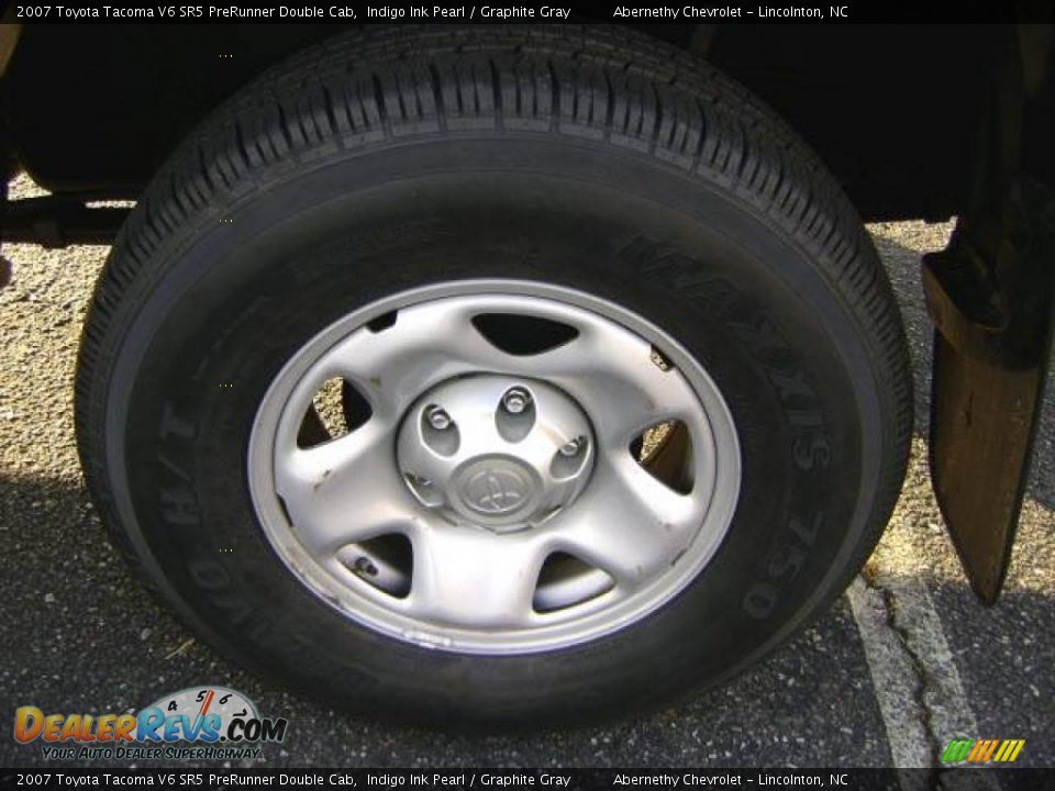 2007 Toyota Tacoma V6 SR5 PreRunner Double Cab Indigo Ink Pearl / Graphite Gray Photo #9