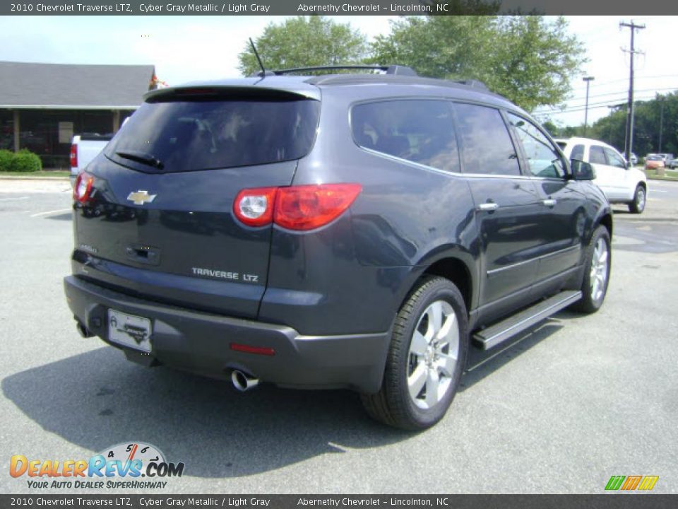 2010 Chevrolet Traverse LTZ Cyber Gray Metallic / Light Gray Photo #2