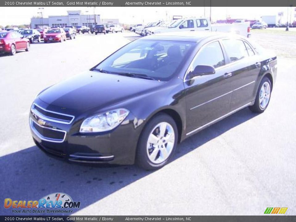 2010 Chevrolet Malibu LT Sedan Gold Mist Metallic / Ebony Photo #1