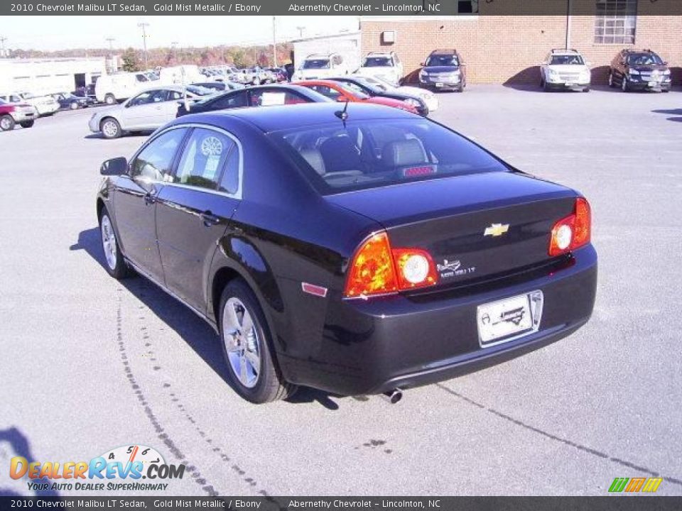 2010 Chevrolet Malibu LT Sedan Gold Mist Metallic / Ebony Photo #2