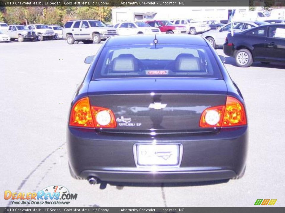 2010 Chevrolet Malibu LT Sedan Gold Mist Metallic / Ebony Photo #3