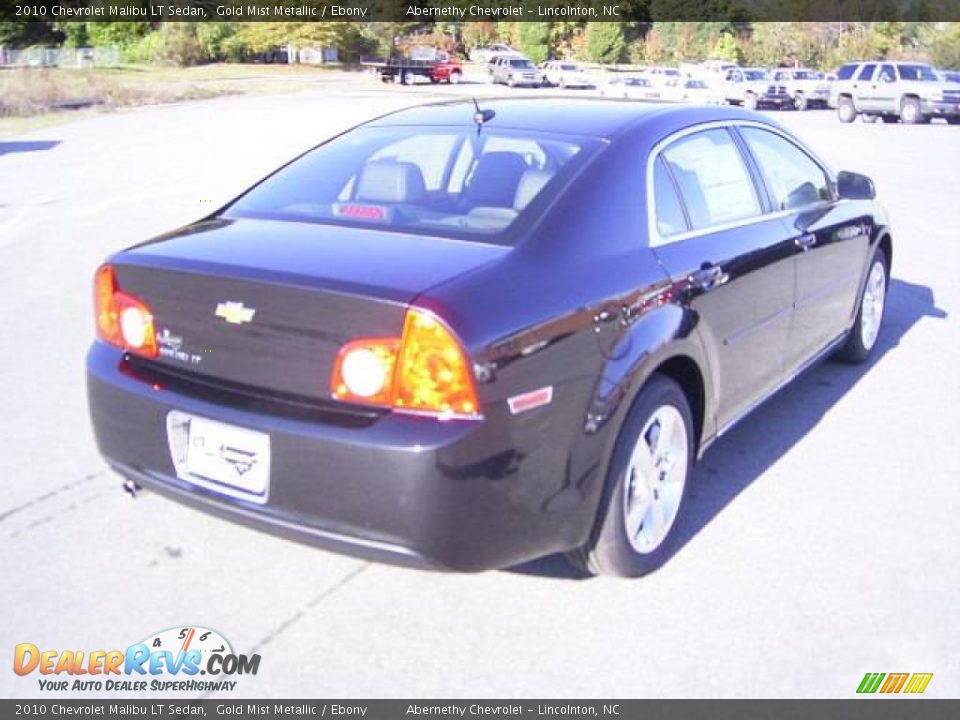 2010 Chevrolet Malibu LT Sedan Gold Mist Metallic / Ebony Photo #4