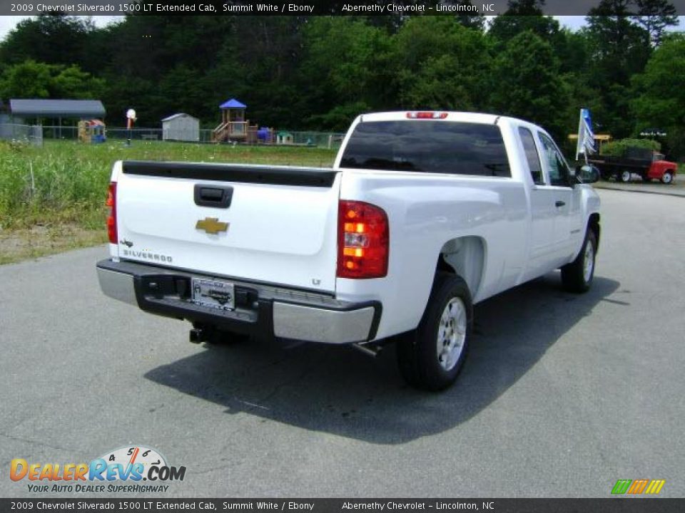 2009 Chevrolet Silverado 1500 LT Extended Cab Summit White / Ebony Photo #2
