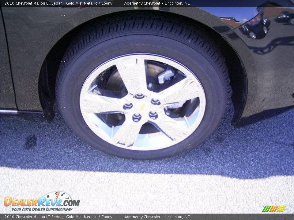 2010 Chevrolet Malibu LT Sedan Gold Mist Metallic / Ebony Photo #17