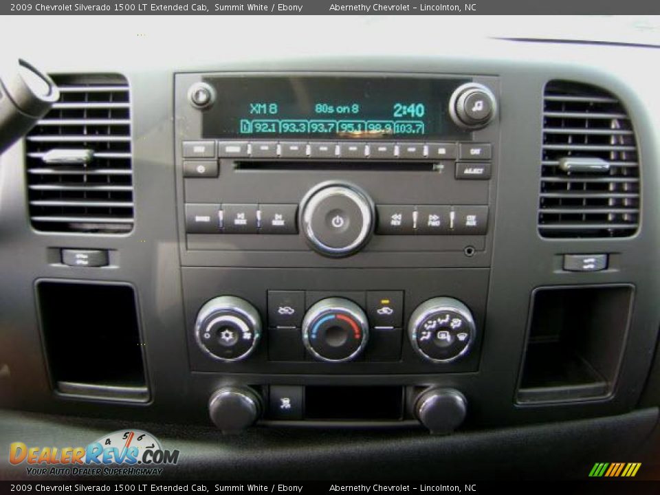2009 Chevrolet Silverado 1500 LT Extended Cab Summit White / Ebony Photo #7