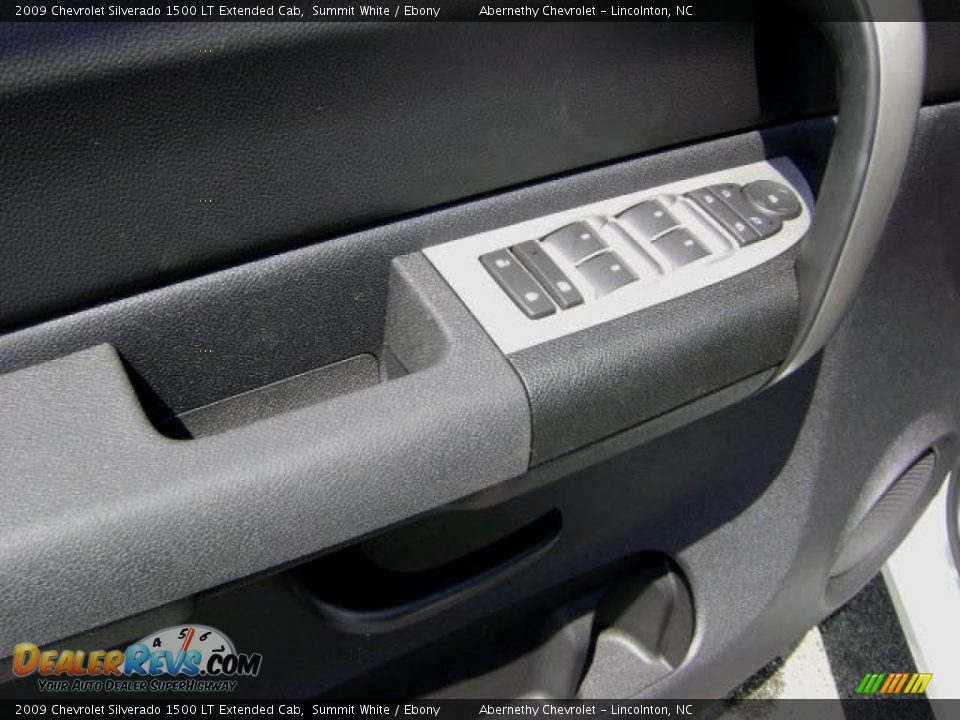2009 Chevrolet Silverado 1500 LT Extended Cab Summit White / Ebony Photo #8