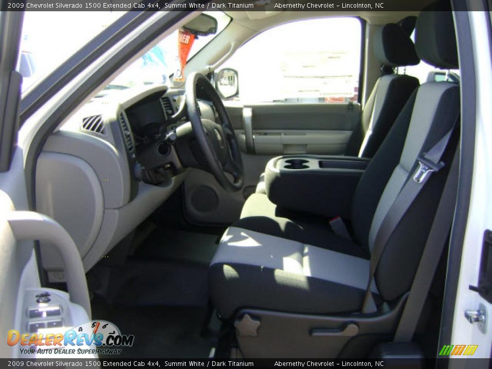 2009 Chevrolet Silverado 1500 Extended Cab 4x4 Summit White / Dark Titanium Photo #4