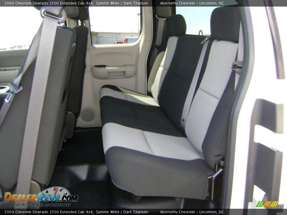 2009 Chevrolet Silverado 1500 Extended Cab 4x4 Summit White / Dark Titanium Photo #5
