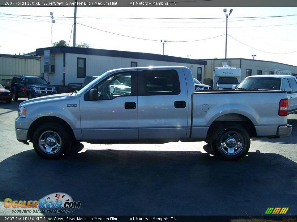 2007 Ford F150 XLT SuperCrew Silver Metallic / Medium Flint Photo #1