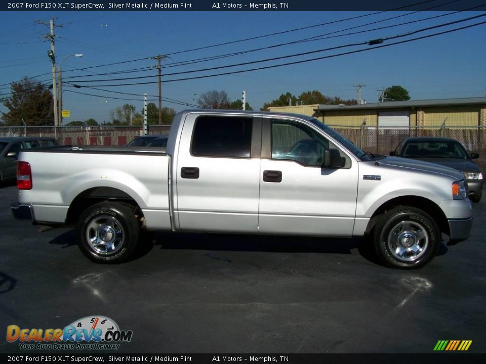 2007 Ford F150 XLT SuperCrew Silver Metallic / Medium Flint Photo #3