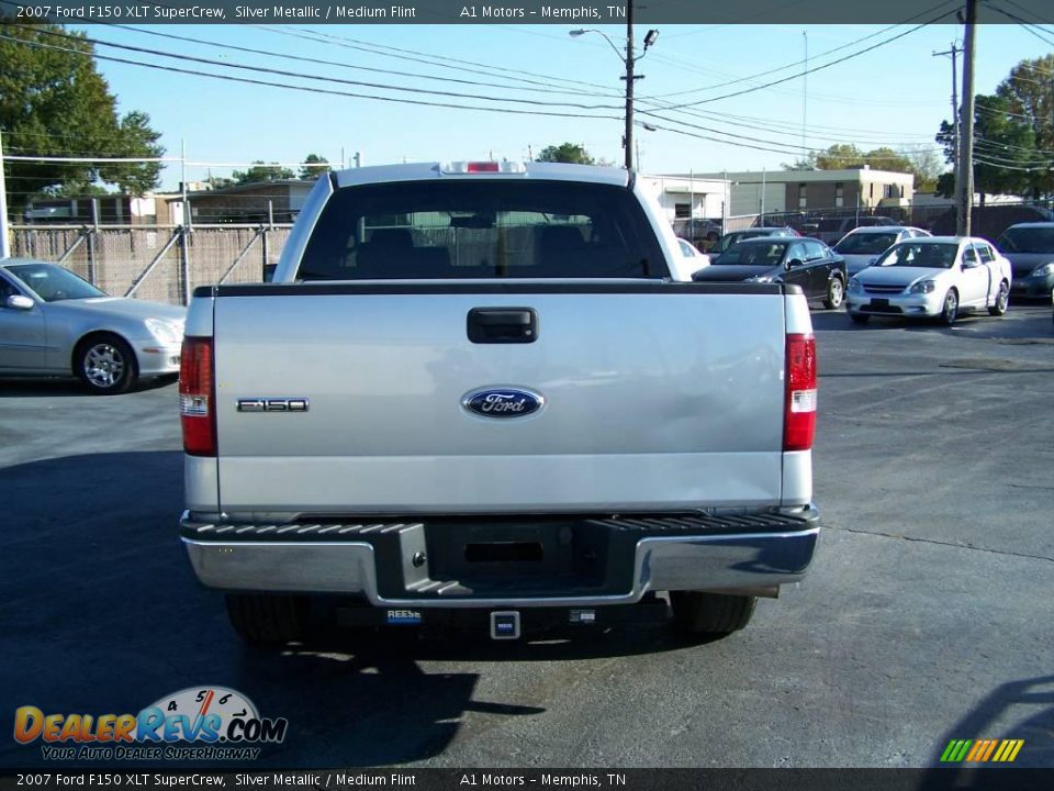 2007 Ford F150 XLT SuperCrew Silver Metallic / Medium Flint Photo #4