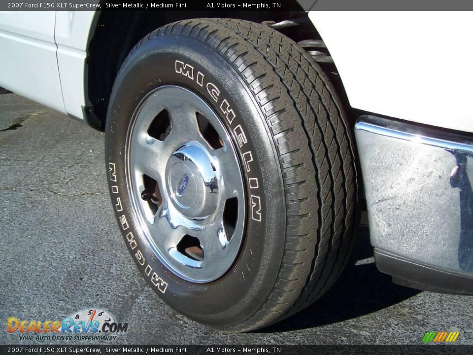 2007 Ford F150 XLT SuperCrew Silver Metallic / Medium Flint Photo #6