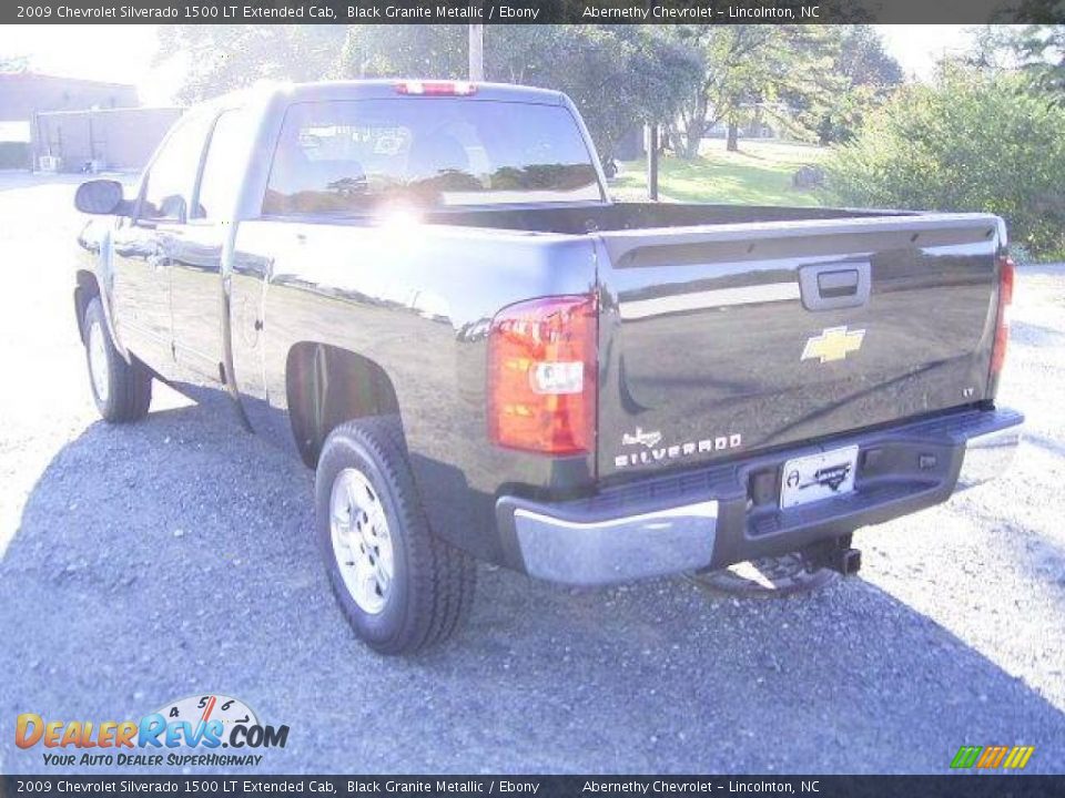 2009 Chevrolet Silverado 1500 LT Extended Cab Black Granite Metallic / Ebony Photo #2