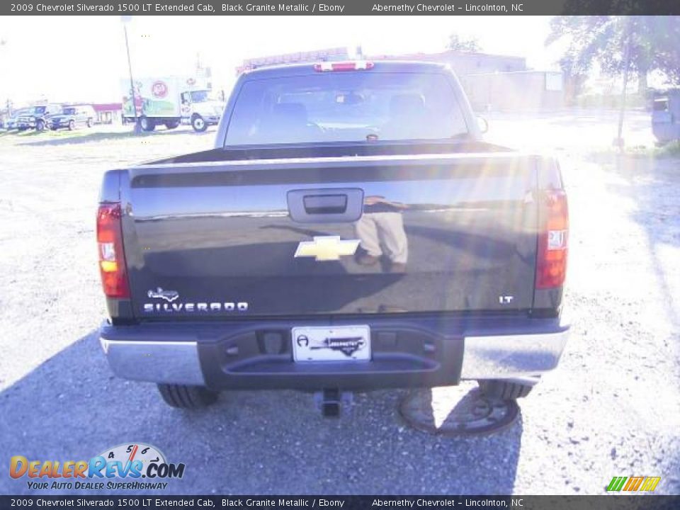 2009 Chevrolet Silverado 1500 LT Extended Cab Black Granite Metallic / Ebony Photo #3