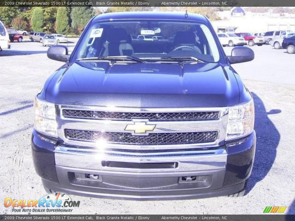 2009 Chevrolet Silverado 1500 LT Extended Cab Black Granite Metallic / Ebony Photo #7